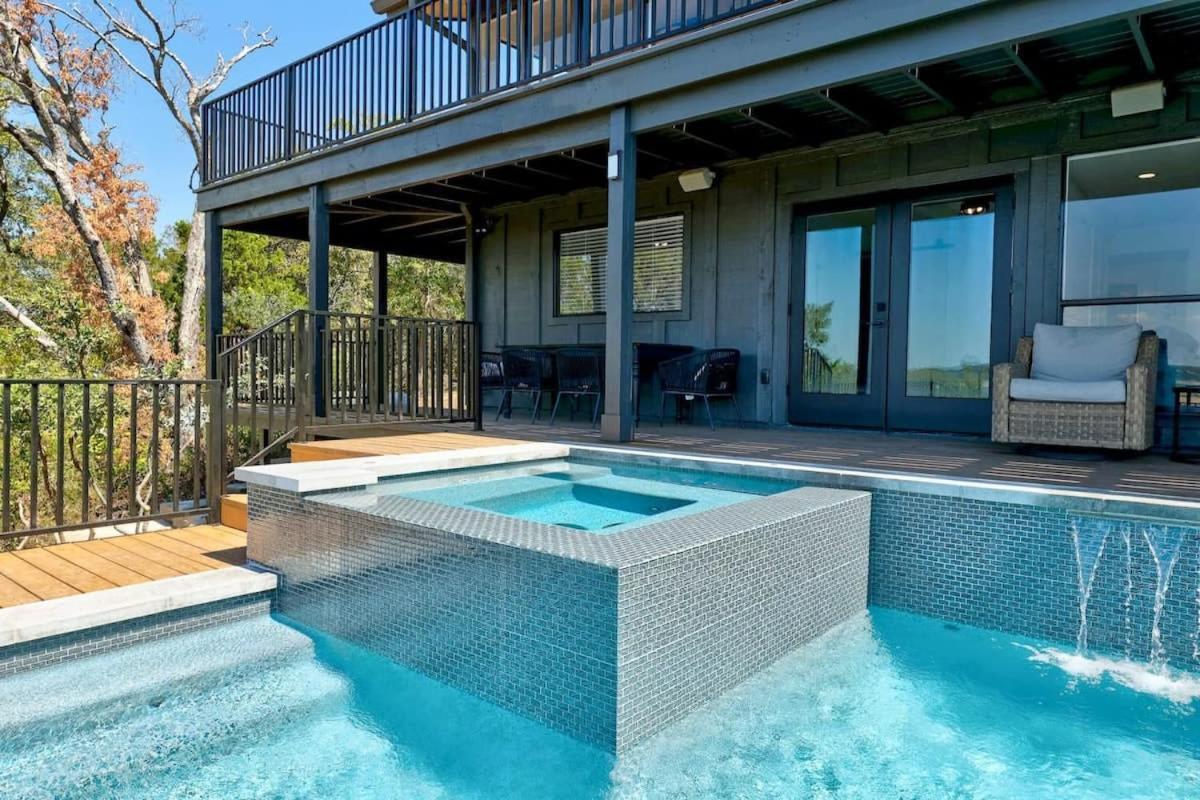 Atlantis On Lake Travis Pool Hot Tub Dock Villa Leander Exterior foto