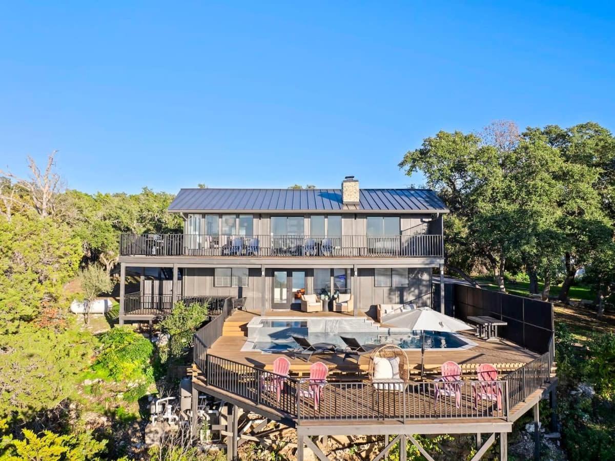 Atlantis On Lake Travis Pool Hot Tub Dock Villa Leander Exterior foto